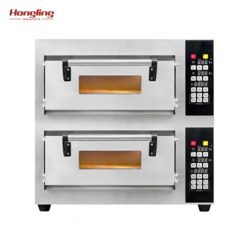 Horno de pizza de una sola plataforma, horno de pizza pequeño, equipo de panadería para pizza