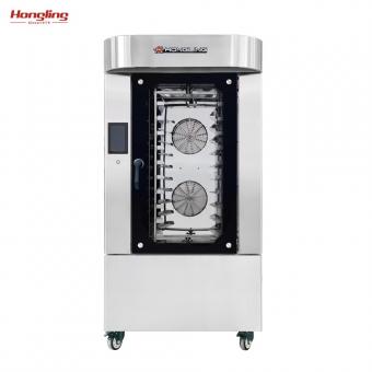 horno de convección rotatorio, horno eléctrico para panadería,