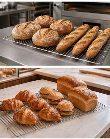 Bakery Cooling Tray,Bread Cake Display Baking Rack,Bakeware
